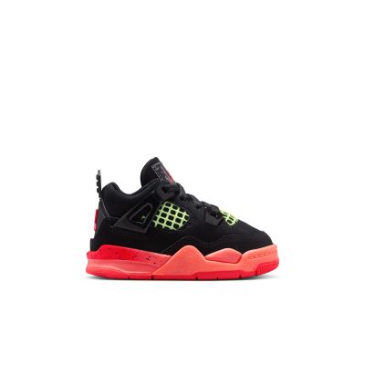 Air Jordan 4 Retro "Black Infrared 23" (TD) - Svart - Joggesko Air Jordan 4 Retro "Black Infrared 23" (TD) - Svart - Joggesko