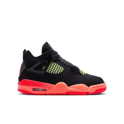 Air Jordan 4 Retro "Black Infrared 23" (GS) - Svart - Joggesko Air Jordan 4 Retro "Black Infrared 23" (GS) - Svart - Joggesko