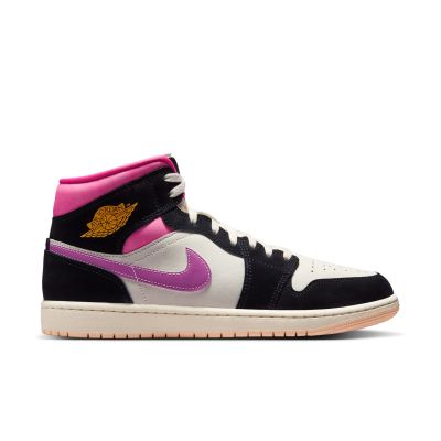 Air Jordan 1 Mid SE "World Tour" - Svart - Joggesko Air Jordan 1 Mid SE "World Tour" - Svart - Joggesko