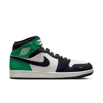 Air Jordan 1 Mid SE "Lucky Green" - Hvit - Joggesko Air Jordan 1 Mid SE "Lucky Green" - Hvit - Joggesko