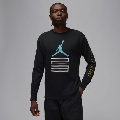 Jordan Brooklyn AJ11 Graphic Long-Sleeve Tee Black - Svart - Kortermet T-skjorte