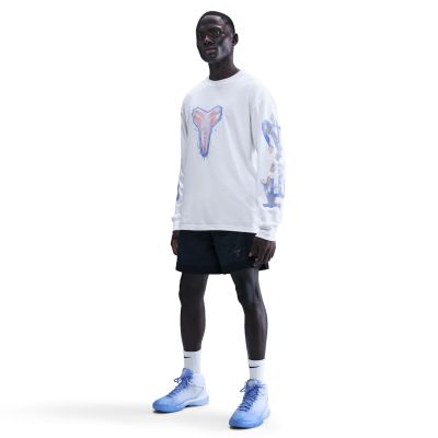 Nike Kobe Dri-FIT Long-Sleeve Basketball Tee White - Hvit - Kortermet T-skjorte Nike Kobe Dri-FIT Long-Sleeve Basketball Tee White - Hvit - Kortermet T-skjorte