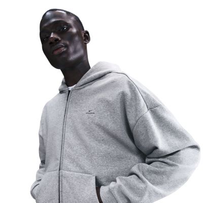 Nike Standard Issue Therma-FIT Full-Zip Basketball Hoodie Grey - Grå - Hettegenser
