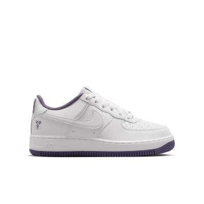 Nike Kobe Bryant Air Force 1 Low "Daybreak" (GS) - Hvit - Joggesko Nike Kobe Bryant Air Force 1 Low "Daybreak" (GS) - Hvit - Joggesko