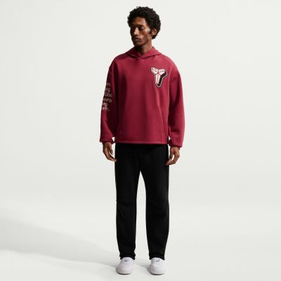 Nike Dri-FIT Kobe Fleece Pullover Basketball Hoodie Team Red - rød - Hettegenser Nike Dri-FIT Kobe Fleece Pullover Basketball Hoodie Team Red - rød - Hettegenser