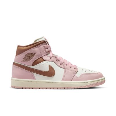 Air Jordan 1 Mid "Pink Oxford" Wmns - rød - Joggesko
