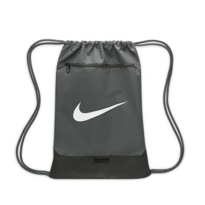 Nike Brasilia 9.5 Drawstring Training Gymsack Iron Grey (18L) - Grå - Bag