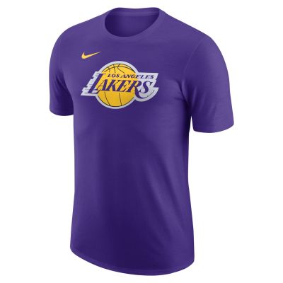 Nike NBA Los Angeles Lakers Essential Logo Tee Field Purple - Lilla - Kortermet T-skjorte