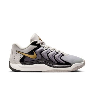 Nike KD17 "Light Iron Ore Metallic Gold" - Grå - Joggesko