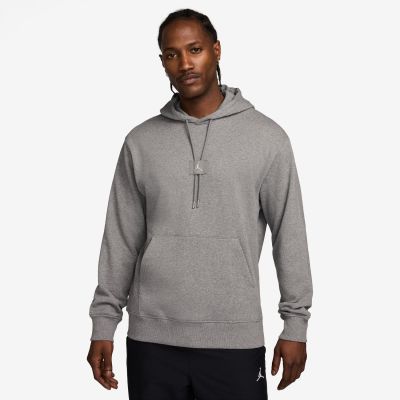 Jordan Flight Fleece Pullover Hoodie Carbon Heather - Grå - Hettegenser