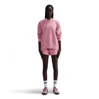 Nike Sportswear Phoenix Fleece Wmns Oversized Crewneck Elemental Pink - Rosa - Hettegenser Nike Sportswear Phoenix Fleece Wmns Oversized Crewneck Elemental Pink - Rosa - Hettegenser