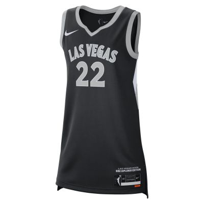 Nike Dri-FIT WNBA A'ja Wilson Las Vegas Aces 2023 Victory Jersey - Svart - Jersey Nike Dri-FIT WNBA A'ja Wilson Las Vegas Aces 2023 Victory Jersey - Svart - Jersey