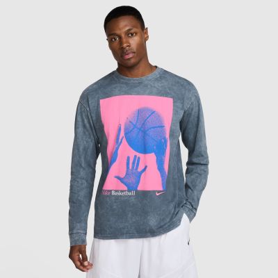 Nike Max90 Long-Sleeve Tee Anthracite - Grå - Kortermet T-skjorte