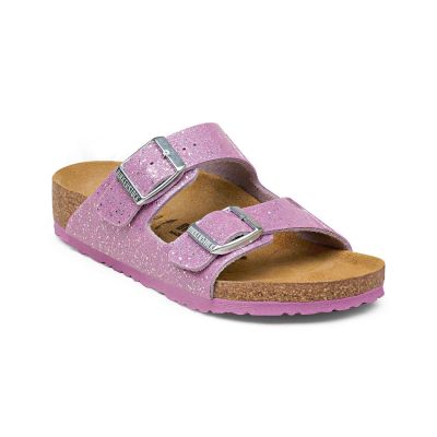 Birkenstock Arizona Birko-Flor Narrow Fit Cosmic Sparkle Lavender - Lilla - Sandaler Birkenstock Arizona Birko-Flor Narrow Fit Cosmic Sparkle Lavender - Lilla - Sandaler
