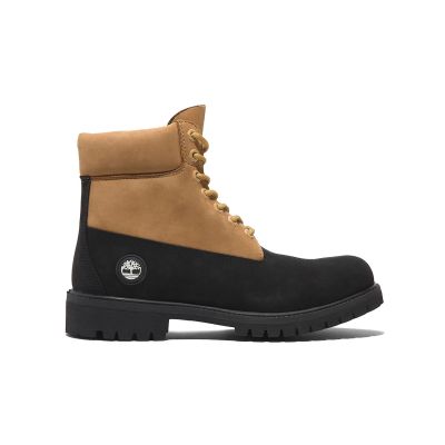 Timberland 6 In Premium WP Boot Black Nubuck Wheat - Brun - Joggesko Timberland 6 In Premium WP Boot Black Nubuck Wheat - Brun - Joggesko