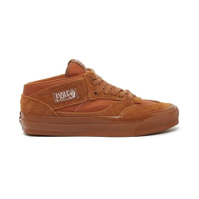 Vans LX Half Cab Reissue 33 Hairy Suede Ginger - Oransje - Joggesko