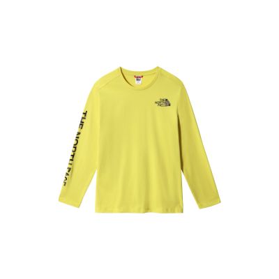 The North Face M Coordinates L/S Tee Acid Yellow - Gul - Kortermet T-skjorte The North Face M Coordinates L/S Tee Acid Yellow - Gul - Kortermet T-skjorte