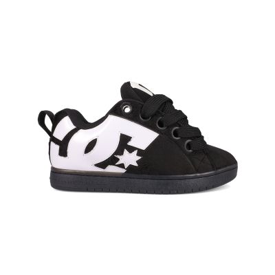 DC Shoes Court Graffik Puff Black Black - Svart - Joggesko DC Shoes Court Graffik Puff Black Black - Svart - Joggesko