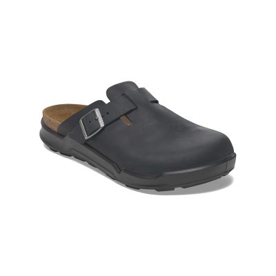 Birkenstock Boston Crosstown Oiled Leather Regular Fit Black - Svart - Sandaler Birkenstock Boston Crosstown Oiled Leather Regular Fit Black - Svart - Sandaler