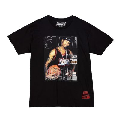 Mitchell & Ness NBA 76ers Allen Iverson Slam Tee - Svart - Kortermet T-skjorte