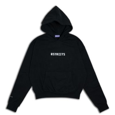The Streets Logo Hoodie Black - Svart - Hettegenser