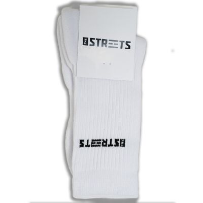 The Streets Logo Socks White - Hvit - Sokker
