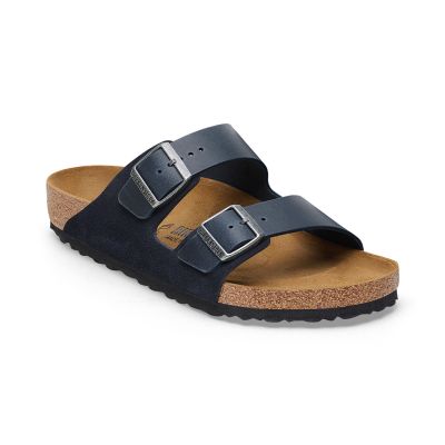 Birkenstock Arizona Mixed Leather Narrow Fit Blue - Blå - Sandaler Birkenstock Arizona Mixed Leather Narrow Fit Blue - Blå - Sandaler