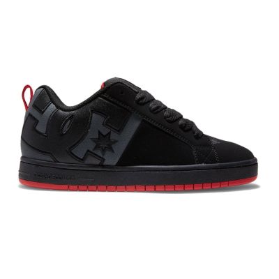 DC Shoes Court Graffik Leather - Svart - Joggesko DC Shoes Court Graffik Leather - Svart - Joggesko