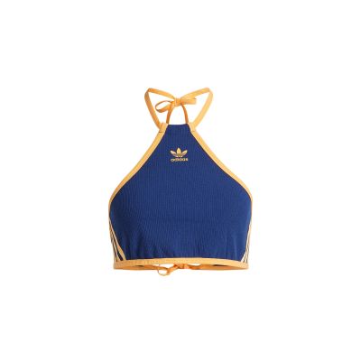 adidas Rib Neck Top - Blå - Kortermet T-skjorte adidas Rib Neck Top - Blå - Kortermet T-skjorte