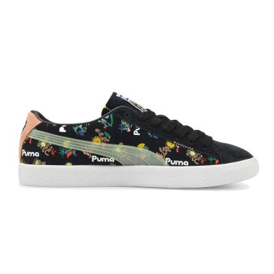 Puma Suede VTG Printed - Svart - Joggesko Puma Suede VTG Printed - Svart - Joggesko