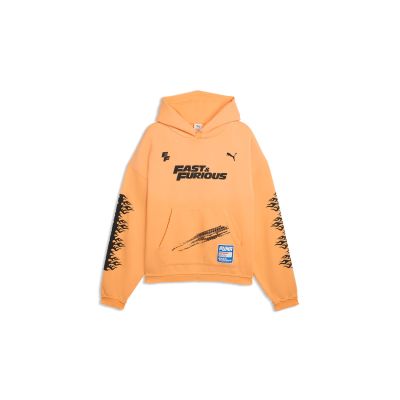 Puma PUMA X FAST & FURIOUS Hoodie S - Oransje - Hettegenser Puma PUMA X FAST & FURIOUS Hoodie S - Oransje - Hettegenser