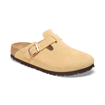 Birkenstock Boston Suede Leather Regular fit Light Brown - Brun - Sandaler Birkenstock Boston Suede Leather Regular fit Light Brown - Brun - Sandaler