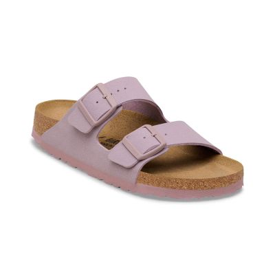 Birkenstock Arizona Birkibuc Narrow Fit Faded Purple - Lilla - Sandaler Birkenstock Arizona Birkibuc Narrow Fit Faded Purple - Lilla - Sandaler