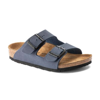 Birkenstock Arizona Kids Birko-Flor Birkibuc Narrow Fit-0552903 - Blå - Sandaler Birkenstock Arizona Kids Birko-Flor Birkibuc Narrow Fit-0552903 - Blå - Sandaler