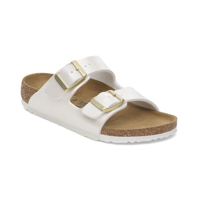 Birkenstock Arizona Kids BF Electric Metallic Pearl Regular Fit - Hvit - Sandaler Birkenstock Arizona Kids BF Electric Metallic Pearl Regular Fit - Hvit - Sandaler