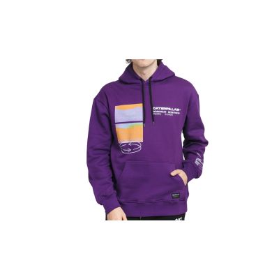 Caterpillar Fashion Pocket Hoodie Purple - Lilla - Hettegenser Caterpillar Fashion Pocket Hoodie Purple - Lilla - Hettegenser