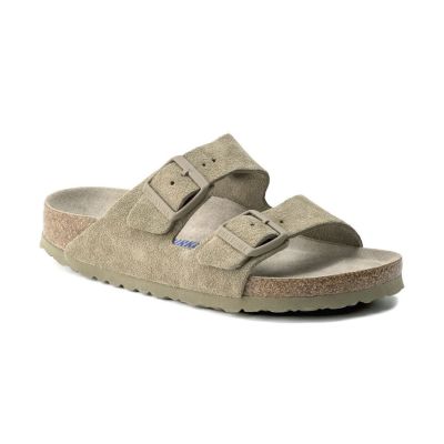 Birkenstock Arizona Soft Footbed Suede Leather Narrow Fit Grey 1019088 - Grå - Sandaler Birkenstock Arizona Soft Footbed Suede Leather Narrow Fit Grey 1019088 - Grå - Sandaler