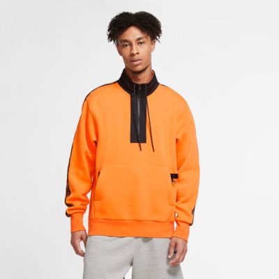 Nike Team 31 Courtside  1/2 Zip Sweatshirt - Oransje - Hettegenser