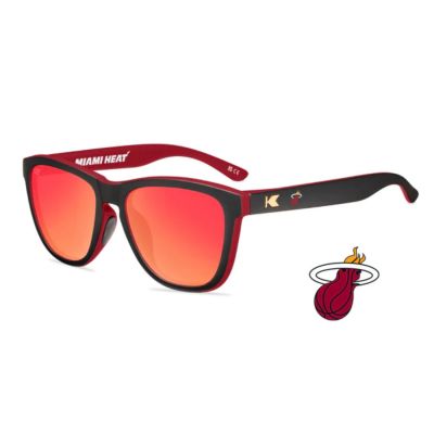 Knockaround NBA Premium Sport Miami Heat Sunglasses - Svart - Glasses