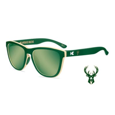Knockaround NBA Premium Sport Milwaukee Bucks Sunglasses - Grønn - Glasses