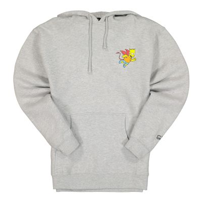 The Simpsons X Chinatown Market Devil Arc Ash Grey - Grå - Hettegenser
