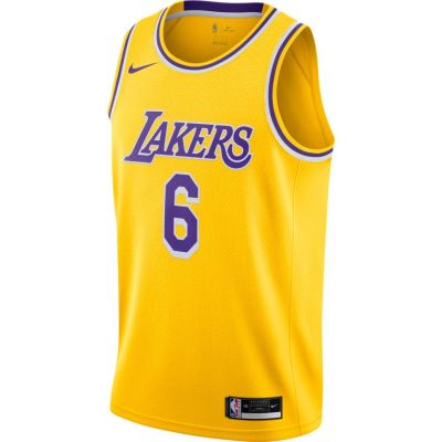 Nike LeBron James Lakers Icon Edition 2020 Swingman Jersey - Gul - Jersey