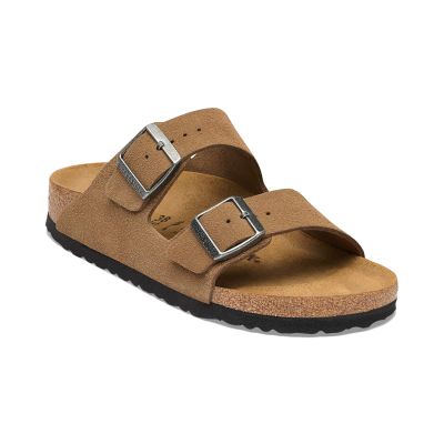 Birkenstock Arizona Suede Leather Narrow Fit Dark Tea - Brun - Sandaler Birkenstock Arizona Suede Leather Narrow Fit Dark Tea - Brun - Sandaler
