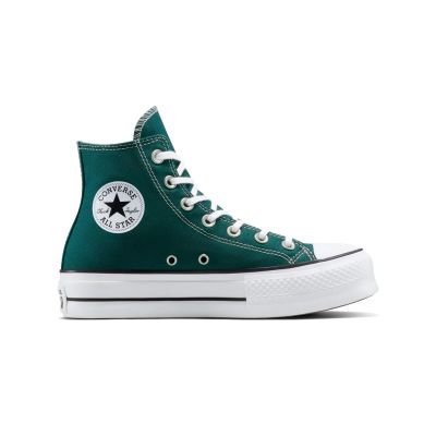 Converse Chuck Taylor All Star Lift Platform - Grønn - Joggesko Converse Chuck Taylor All Star Lift Platform - Grønn - Joggesko