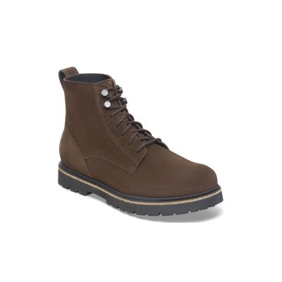 Birkenstock Highwood Lace Mid Men Suede Leather Narrow Fit Brown 1028923 - Brun - Joggesko Birkenstock Highwood Lace Mid Men Suede Leather Narrow Fit Brown 1028923 - Brun - Joggesko