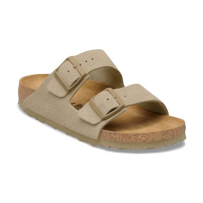 Birkenstock Arizona Suede Leather Narrow Fit Faded Khaki - Grønn - Sandaler Birkenstock Arizona Suede Leather Narrow Fit Faded Khaki - Grønn - Sandaler