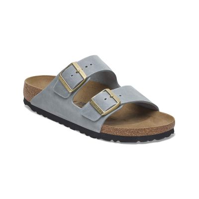 Birkenstock Arizona Oiled Leather Narrow Fit Basalt Gray - Grå - Sandaler Birkenstock Arizona Oiled Leather Narrow Fit Basalt Gray - Grå - Sandaler