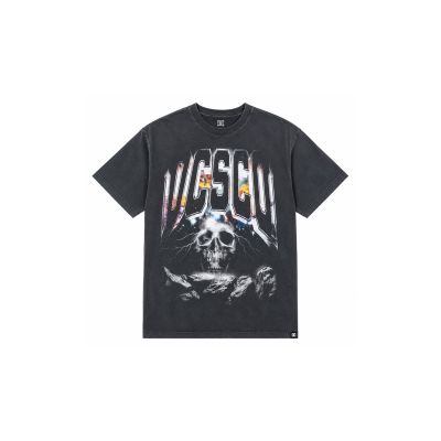 DC Shoes Skull Storm HSS Black - Svart - Kortermet T-skjorte DC Shoes Skull Storm HSS Black - Svart - Kortermet T-skjorte