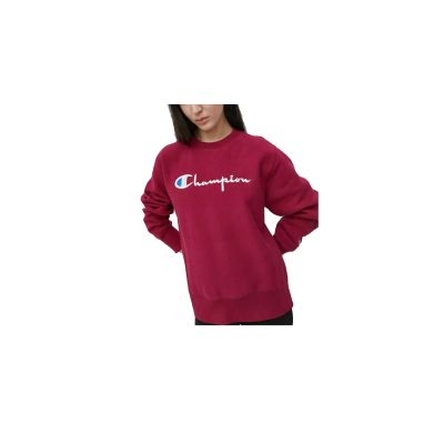 Champion Crewneck Sweatshirt DarkPink - rød - Hettegenser