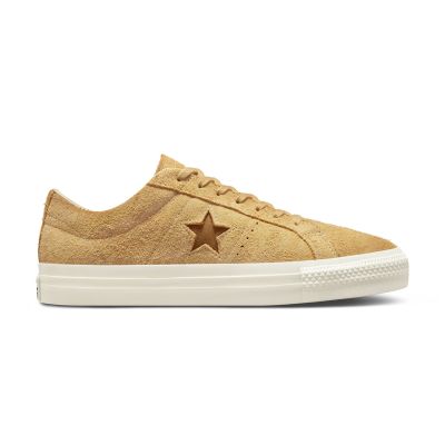 Converse One Star Pro Vintage Suede - Gul - Joggesko Converse One Star Pro Vintage Suede - Gul - Joggesko